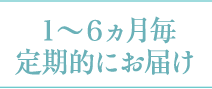 １～６ヵ月毎定期的にお届け