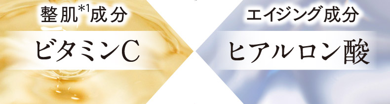 整肌＊1成分 ビタミンC エイジング成分 ヒアルロン酸